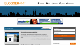 What Blogger-amt.de website looked like in 2020 (4 years ago)
