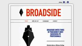 What Broadsidepr.com website looked like in 2020 (4 years ago)