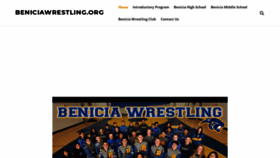 What Beniciawrestling.org website looked like in 2020 (4 years ago)