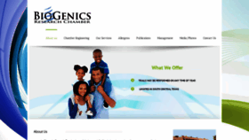 What Biogenicschamber.com website looked like in 2020 (4 years ago)