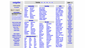 What Boston.craigslist.org website looked like in 2020 (4 years ago)