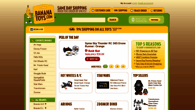 What Bananatoys.com website looked like in 2020 (4 years ago)
