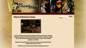 What Brandywinecatering.com website looked like in 2020 (4 years ago)