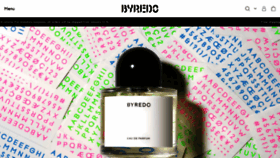 What Byredo.com website looked like in 2020 (4 years ago)