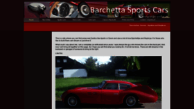 What Barchettasportscars.com website looked like in 2020 (4 years ago)