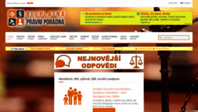 What Bezplatnapravniporadna.cz website looked like in 2020 (4 years ago)