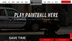 What Bostonpaintballashland.com website looked like in 2020 (4 years ago)