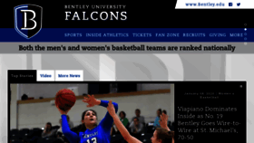 What Bentleyfalcons.com website looked like in 2020 (4 years ago)