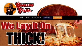 What Beggarspizza.com website looked like in 2020 (4 years ago)