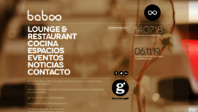 What Baboorestaurant.com website looked like in 2020 (4 years ago)