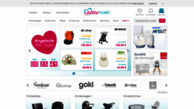 What Babymarkt.de website looked like in 2020 (4 years ago)