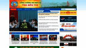 What Bentre.gov.vn website looked like in 2020 (4 years ago)