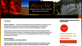 What Blazeaid.com.au website looked like in 2020 (4 years ago)
