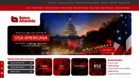What Bancatlan.hn website looked like in 2020 (4 years ago)