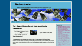 What Barbaraaustin.com website looked like in 2020 (4 years ago)