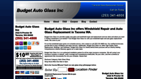 What Budgetautoglassinctacoma.com website looked like in 2020 (4 years ago)