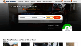 What Bestcarfinder.com website looked like in 2020 (4 years ago)