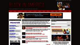 What Blackinamerica.com website looked like in 2020 (4 years ago)