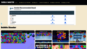 What Bubbleshooter.net website looked like in 2020 (6 years ago)