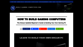 What Build-gaming-computers.com website looked like in 2020 (4 years ago)
