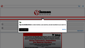 What Bismanonline.com website looked like in 2020 (4 years ago)