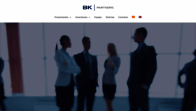 What Bkpartners.com website looked like in 2020 (4 years ago)