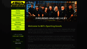 What Billssportinggoodsok.com website looked like in 2020 (4 years ago)