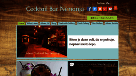 What Bar-nemanja.com website looked like in 2020 (5 years ago)