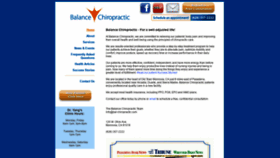 What Bal-chiropractic.com website looked like in 2020 (4 years ago)