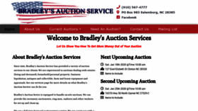 What Bradleysauctions.com website looked like in 2020 (4 years ago)