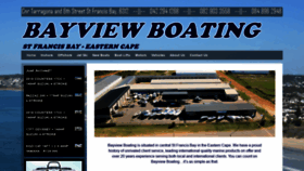 What Bayviewboating.co.za website looked like in 2020 (4 years ago)