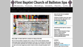 What Bspabaptist.org website looked like in 2020 (4 years ago)