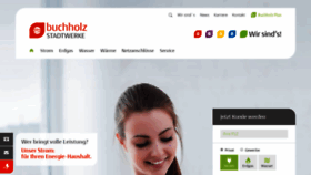 What Buchholz-stadtwerke.de website looked like in 2020 (4 years ago)