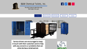 What Bwchemicaltoilets.com website looked like in 2020 (4 years ago)