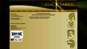 What Blacksaras.com website looked like in 2020 (4 years ago)