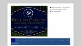What Bergencenter.com website looked like in 2020 (4 years ago)