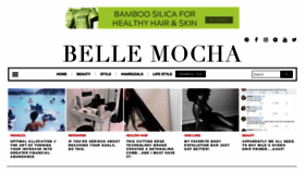 What Bellemocha.com website looked like in 2020 (4 years ago)