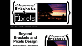 What Beyondbracketsandpixels.com website looked like in 2020 (5 years ago)