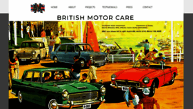 What Britishmotorcare.com website looked like in 2020 (4 years ago)