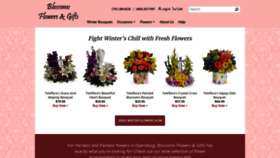 What Blossomsflowersandgifts.com website looked like in 2020 (4 years ago)