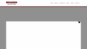 What Brouhahastudio.com website looked like in 2020 (4 years ago)