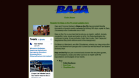 What Bajafly.com website looked like in 2020 (4 years ago)