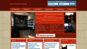 What Bryananimalhospital.com website looked like in 2020 (4 years ago)