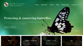 What Butterflyconservationsa.net.au website looked like in 2020 (4 years ago)