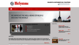 What Biosystems.ph website looked like in 2020 (4 years ago)