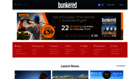 What Bunkered.co.uk website looked like in 2020 (4 years ago)