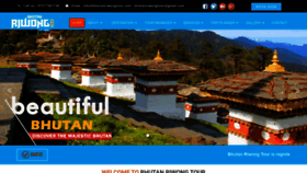 What Bhutanriwongtour.com website looked like in 2020 (4 years ago)