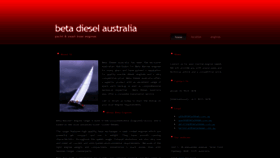 What Betadiesel.com.au website looked like in 2020 (4 years ago)