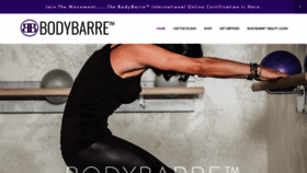 What Bodybarre.com website looked like in 2020 (4 years ago)