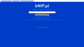 What Bnip.pl website looked like in 2020 (4 years ago)